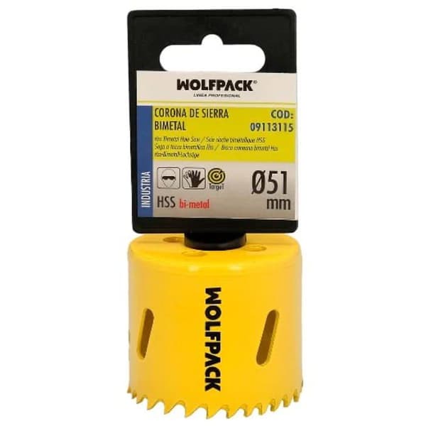 Trepan såg - hålsåg Wolfpack - 9113115 - Corona De Sierra Bimetal Target 51 mm,