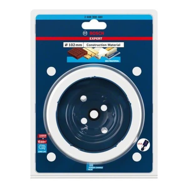 Hålsåg Konstruktionsmaterial diameter 102 mm - BOSCH EXPERT - 2608900480