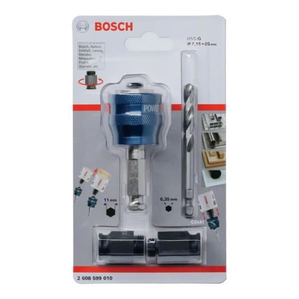 Adapter - Bosch - Power-Change - 9,5 mm - Nyckellöst system - Snabb byte