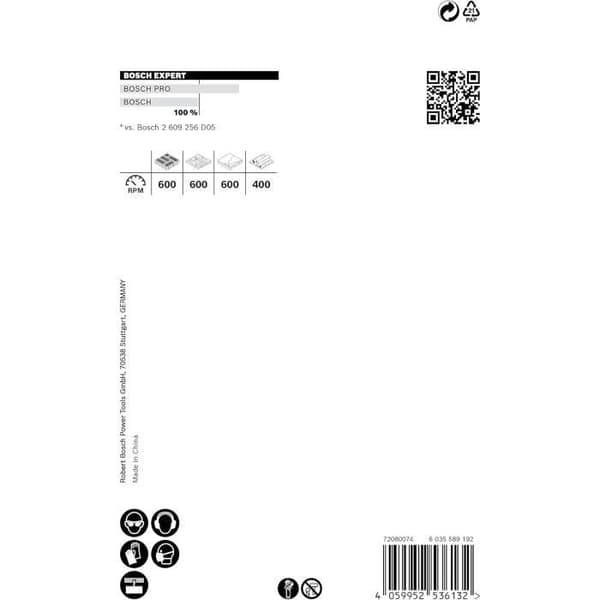 Borrkrona - Bosch - EXPERT Byggmaterial - Ø 64 mm - Hållbarhet 50x - För hårda material
