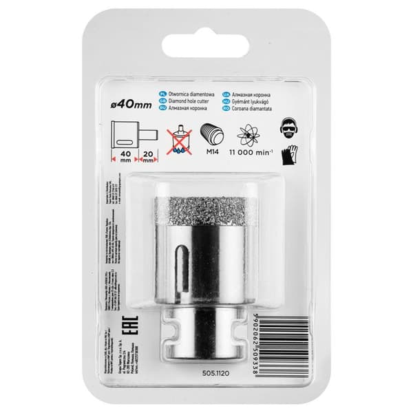 Diamantdubbar såge 40 mm x M14