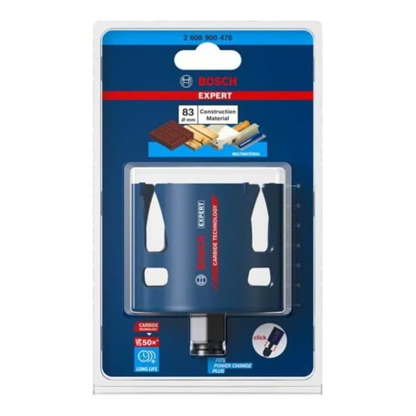 Hålsåg Konstruktionsmaterial diameter 83 mm - BOSCH EXPERT - 2608900476