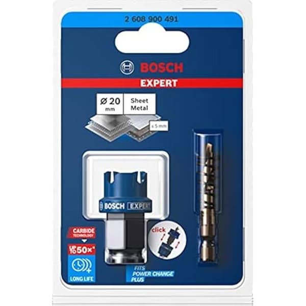 Hålsåg - BOSCH - Metal Expert - Ø20 mm - Extremt lång livslängd - Djup 5 mm