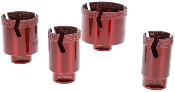 Prodiamant - speedmaster-4 - Speedmaster Set 4 delar diamantborr för kakel M14 35mm, 40mm, 50mm, 68mm