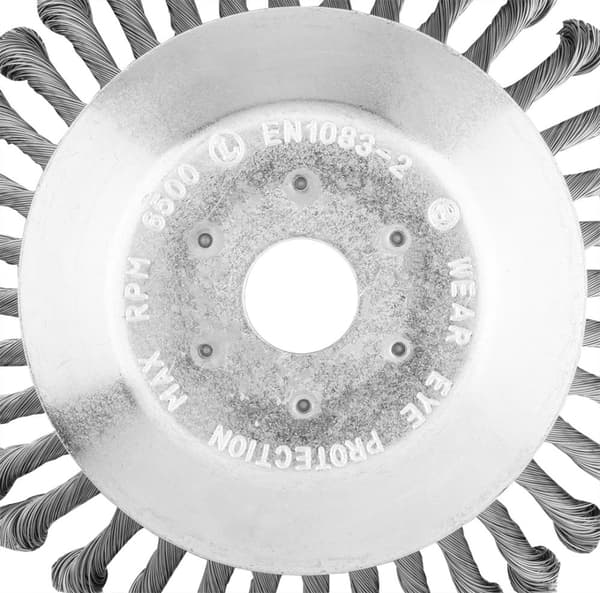 Stålborste för röjsåg 200 x 25,4 mm, hårda, trassliga trådar