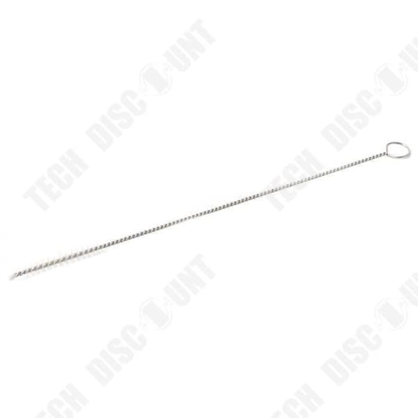TD® 10-pack rostfria rör och pipetter Rengöringsborste Rengöring Halmrör Ren design