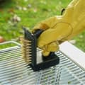 Miniatyrbild 2 av 4: TD® Grillrengöringsborste utomhus picknickugn tre-i-ett rätvinklig koppartrådborste trekantig borste