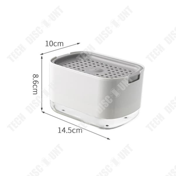 TD® Push Soap Dispenser Svamp Push Box Push Soap Dispenser Köksmanuell dispenser