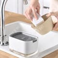 Miniatyrbild 2 av 4: TD® Push Soap Dispenser Svamp Push Box Push Soap Dispenser Köksmanuell dispenser