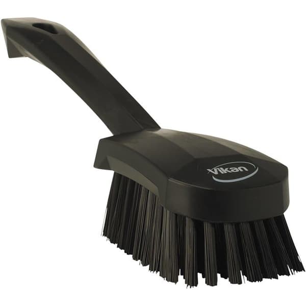 Vikan handborste - 41929 - Hygien - Diskborste - Med kort skaft - Hårda fibrer - Svart