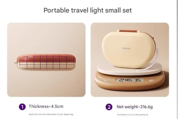 Philips bärbar flaskborste koppborste nippel silikon rengöringsborste rengöringsborste set
