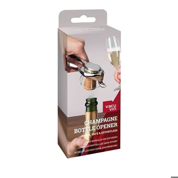 Champagneflasköppnartång - Vacuvin - Metall - Modernt - Design - 1 st