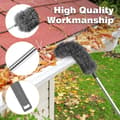 Miniatyrbild 5 av 9: Moorle Teleskopisk dammvippa med böjbar skaft – Lång fiberborste för hemstädning och dräneringsrengöring