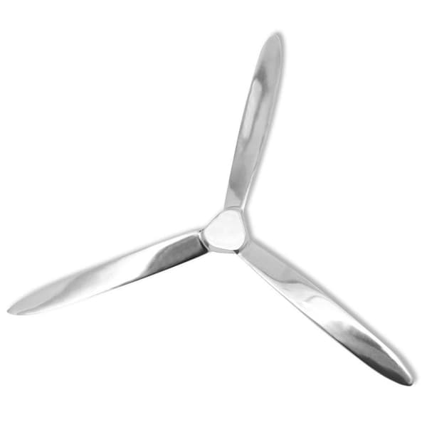 vidaXL vægmonteret propel aluminium sølv 70 cm