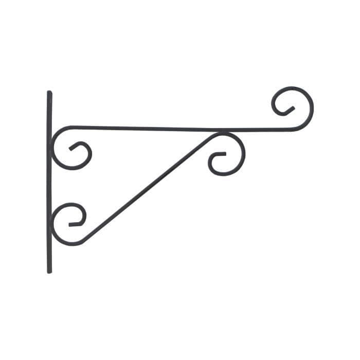 ARTEVASI Rund klädkrok av järn - 39 cm - Metallic antracitgrå