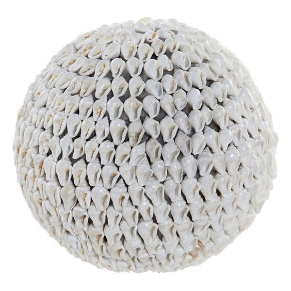 Dekorationsboll DKD Home Decor Snäckor Naturell (12 x 12 x 12 cm)