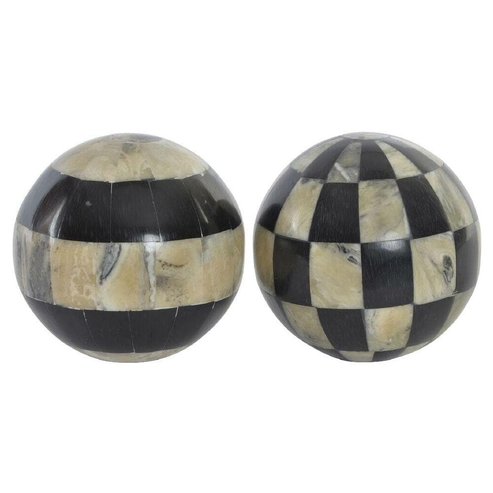 Dekorationsboll DKD Home Decor Harts (10 x 10 x 10 cm) (2 pcs)