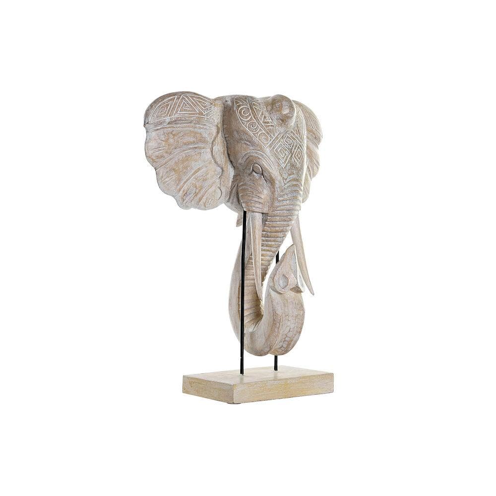 Prydnadsfigur DKD Home Decor Järn Elefant (46 x 19 x 58 cm)
