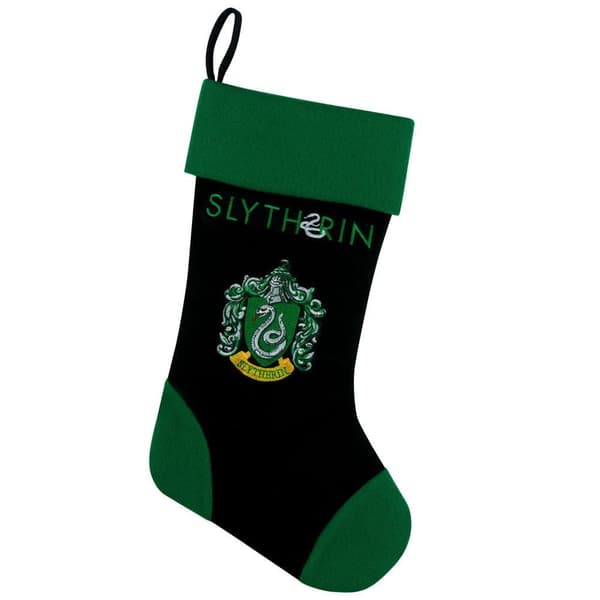 Harry Potter julestrømpe Slytherin 45 cm