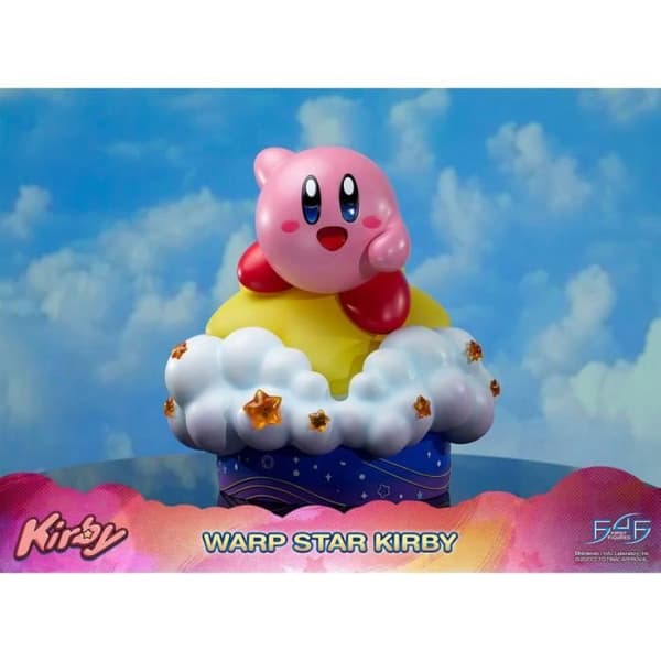 Warp Star Kirby Statyette 30 cm - First 4 Figures - Nintendo - Rosa - Plast - Resin