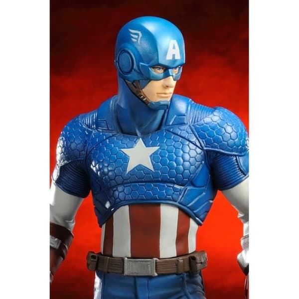 Statyett - Marvel Comics - Captain America - PVC - 19 cm - Barn