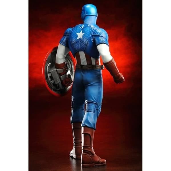 Statyett - Marvel Comics - Captain America - PVC - 19 cm - Barn