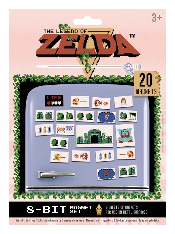 The Legend of Zelda - 20 retro-magneter