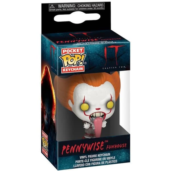 Pocket Pop nyckelring IT Kapitel 2 - Pennywise Funhouse - Orange - Vuxen - Unisex