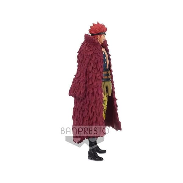 One Piece Statyette - BANPRESTO - DXF Grandline Men Eustass Kid (Wano Kuni) - Röd - 14 år och uppåt