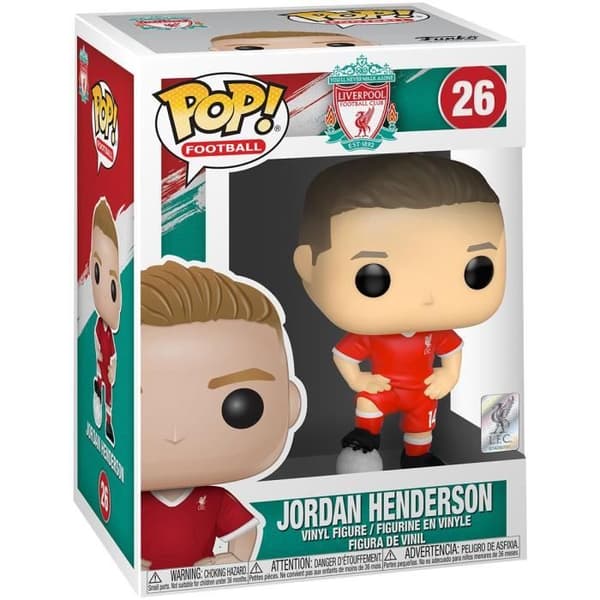 Samlarfigur - Funko Pop! - Fotboll Liverpool Jordan Henderson