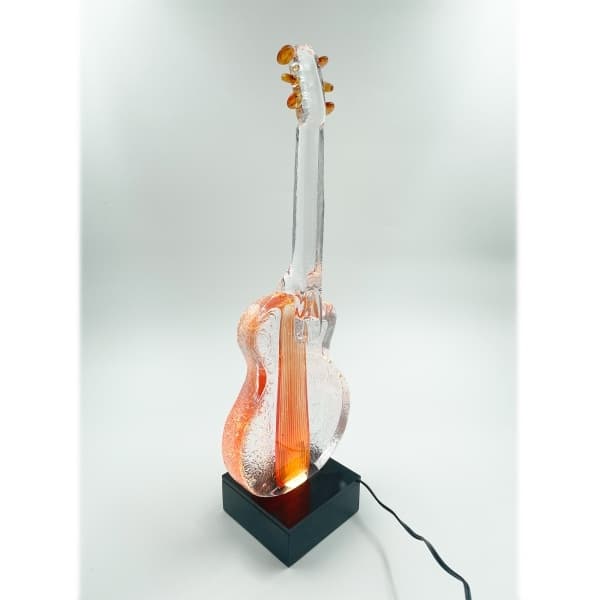 Guitar Flaming Strings, Ltd Ed 60ex - Kosta Boda
