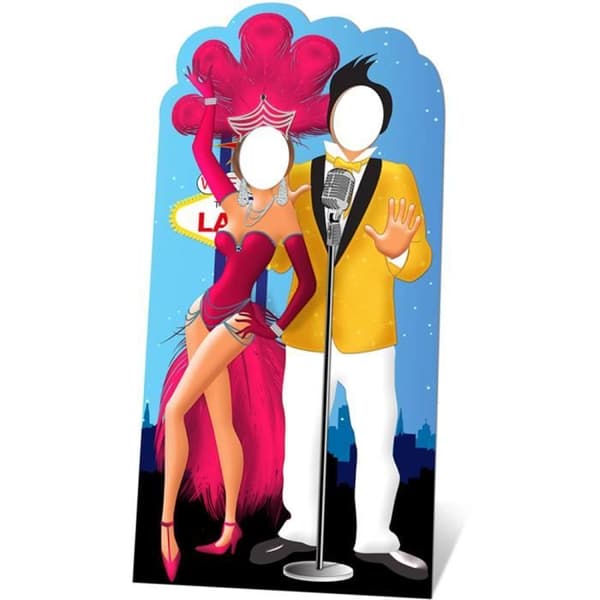 Figurin - Festdekoration - Las Vegas - 195 cm - Blandat - Kartong/Papper