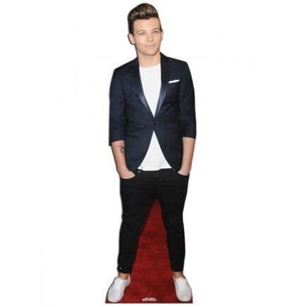 One direction - louis tomlinson naturlig storlek