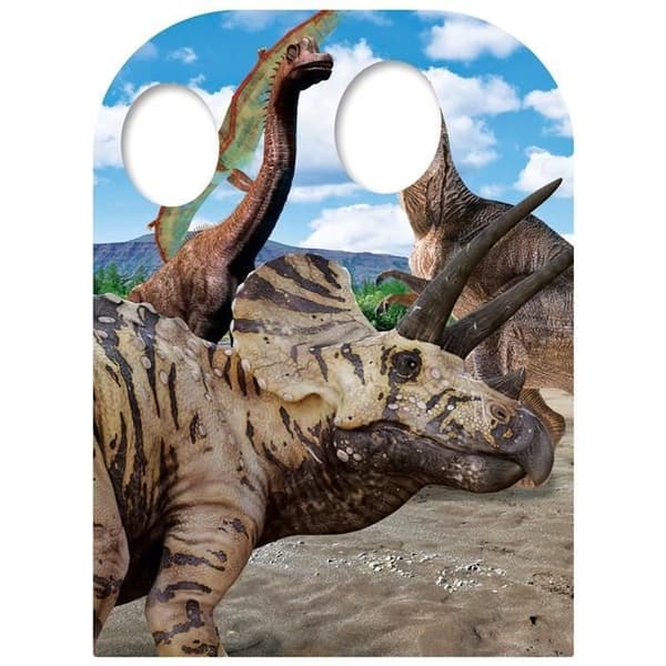 Kartongfigur - Dinosaurier - Passe Tete - 131 cm - Flerfärgad - Festdekoration
