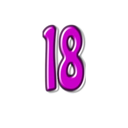 Jättefigur ''Nummer 18''
