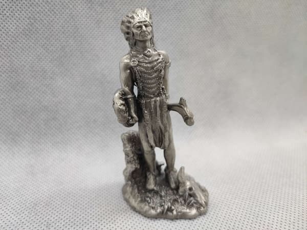 Indian Krigare Miniatyr Figur