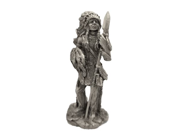 Indian Krigare Miniatyr Figur