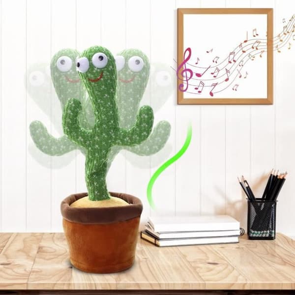 Dekorativ staty, Talking Cactus leksak för barn, trevlig pedagogisk leksak, dans, ljudupprepning, Kawaii, present - Typ 120 låtar Version