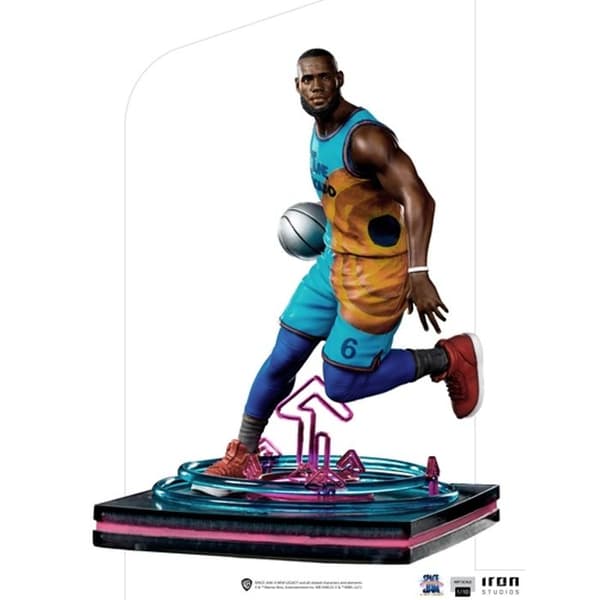 Statuett - IRON STUDIOS - SPACE JAM: A NEW LEGACY - Lebron James - Gul - 22 cm