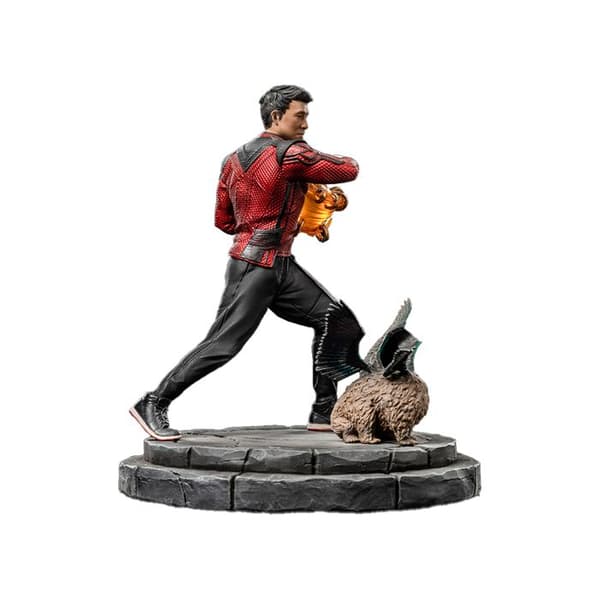 Iron Studios Shang-Chi och legenden om de tio ringarna - Shang-Chi &amp; Morris Statue 1/10