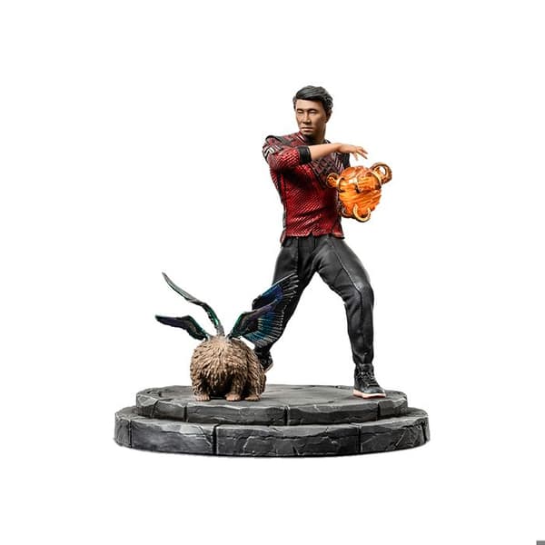 Iron Studios Shang-Chi och legenden om de tio ringarna - Shang-Chi &amp; Morris Statue 1/10