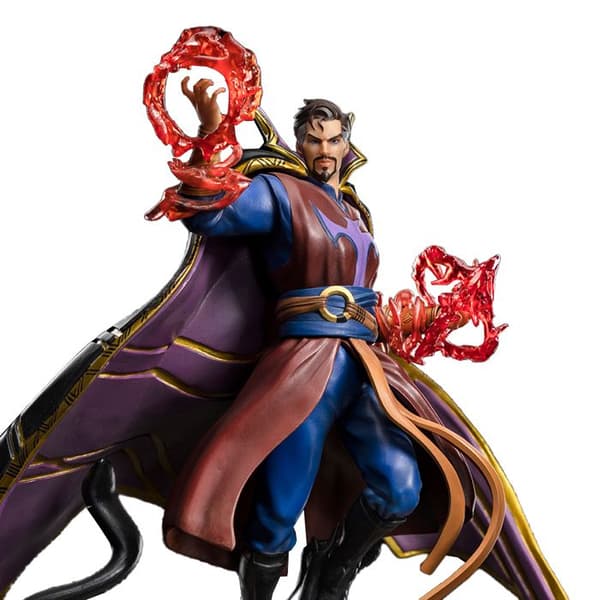 IRON STUDIOS - Tänk om... - Strange Supreme Deluxe Statue 1/10