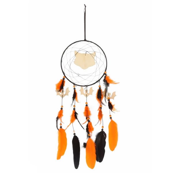 Something Different Black Cat Halloween Dreamcatcher