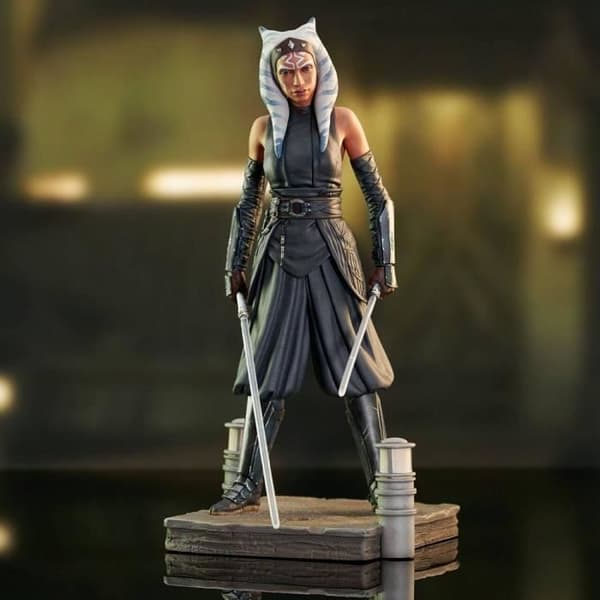 STAR WARS THE MANDALORIAN MILESTONES STATYTT 1-7 AHSOKA TANO 25 CM G