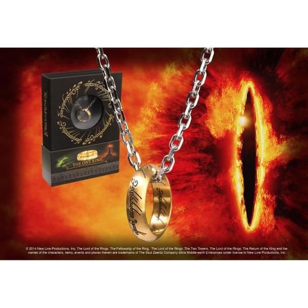 RINGENS HERRE / HOBBITEN - Unik Ring med kedja
