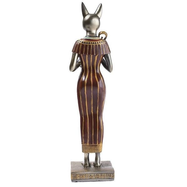 Egyptisk statyettgudinna Bastet - Solgudens dotter