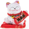 Miniatyrbild 1 av 4: KAWAII JAPANSK KATT - Maneki Neko Lucky Berlock