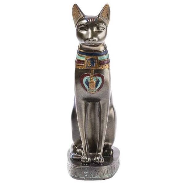 Stor gudinna Bastet Cat - Höjd 19 Cm