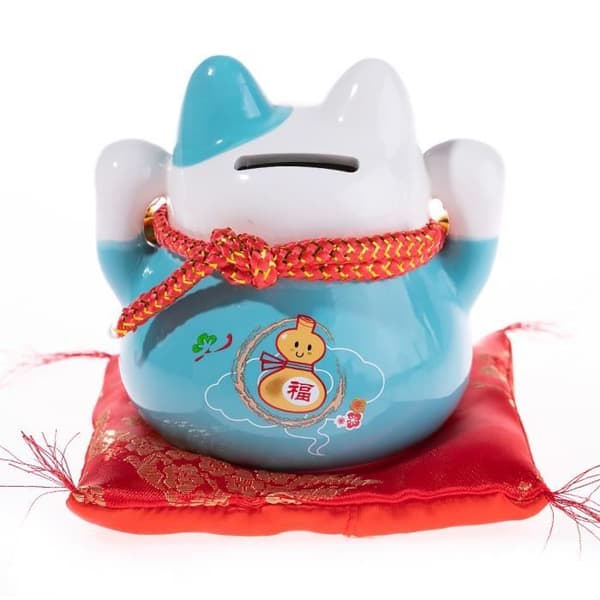 Maneki Neko Sparkasse - Traditionell Lucky Cat