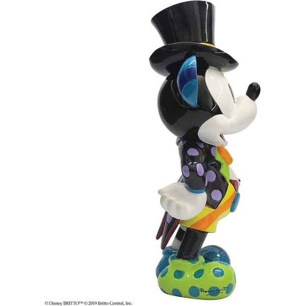 Figurin - Disney - Musse Pigg - Hög hatt - Blank finish - Handmålad